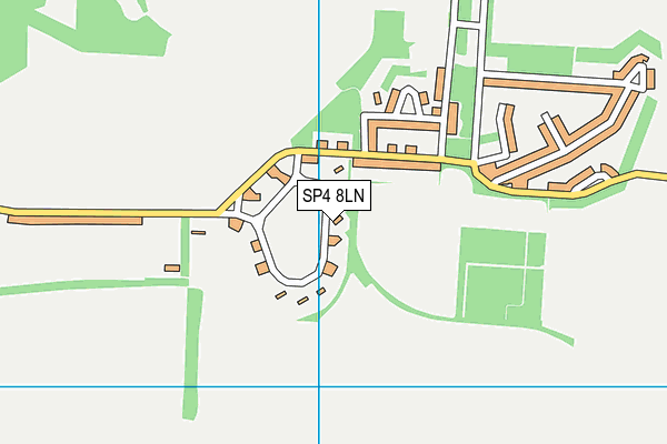 SP4 8LN map - OS VectorMap District (Ordnance Survey)