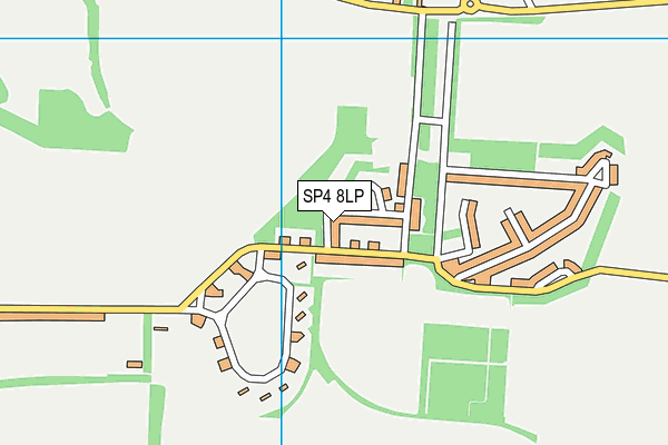 SP4 8LP map - OS VectorMap District (Ordnance Survey)