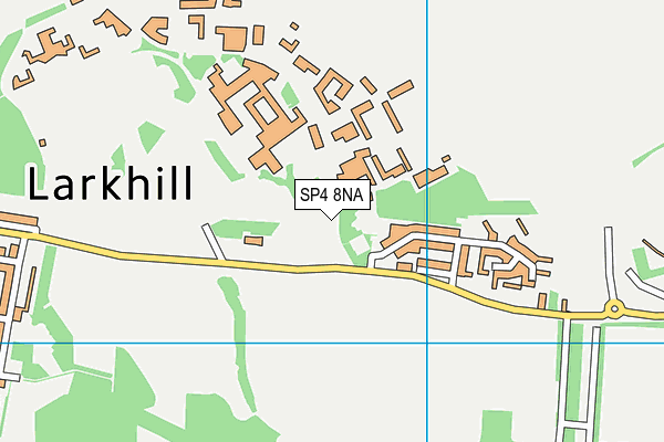 SP4 8NA map - OS VectorMap District (Ordnance Survey)