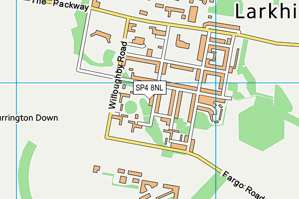 SP4 8NL map - OS VectorMap District (Ordnance Survey)