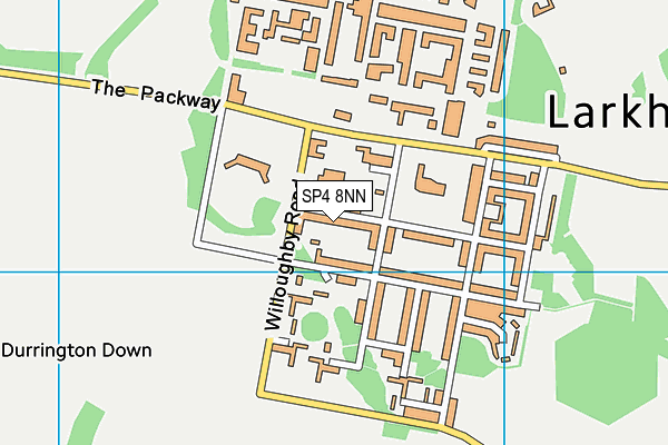 SP4 8NN map - OS VectorMap District (Ordnance Survey)