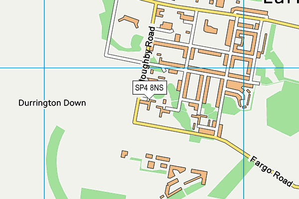 SP4 8NS map - OS VectorMap District (Ordnance Survey)
