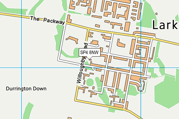 SP4 8NW map - OS VectorMap District (Ordnance Survey)