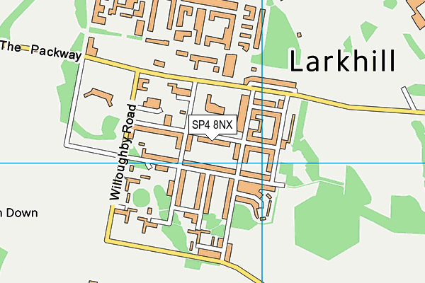 SP4 8NX map - OS VectorMap District (Ordnance Survey)