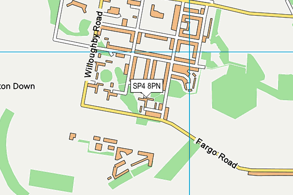 SP4 8PN map - OS VectorMap District (Ordnance Survey)