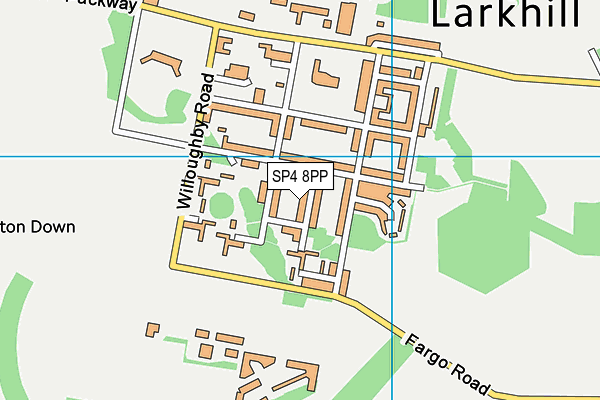 SP4 8PP map - OS VectorMap District (Ordnance Survey)