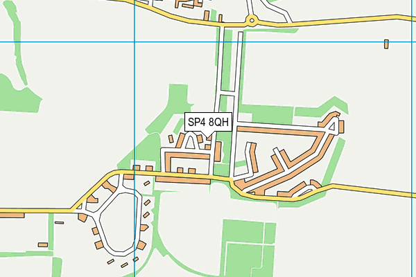 SP4 8QH map - OS VectorMap District (Ordnance Survey)
