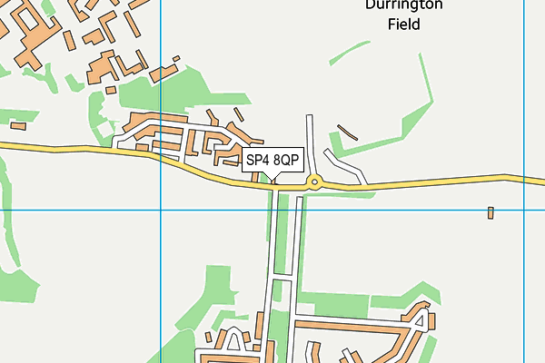 SP4 8QP map - OS VectorMap District (Ordnance Survey)