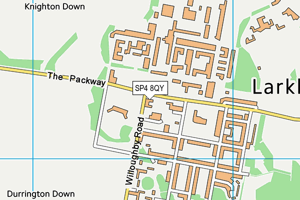 SP4 8QY map - OS VectorMap District (Ordnance Survey)