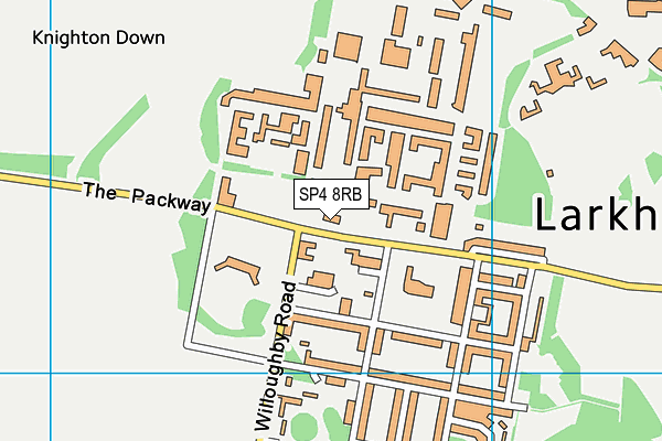 SP4 8RB map - OS VectorMap District (Ordnance Survey)
