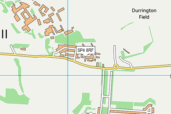 SP4 8RF map - OS VectorMap District (Ordnance Survey)