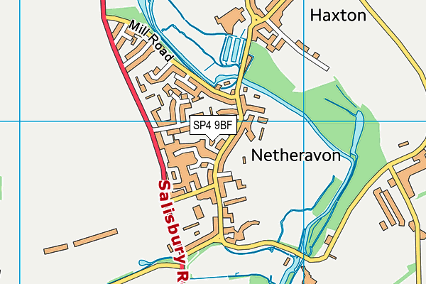 SP4 9BF map - OS VectorMap District (Ordnance Survey)