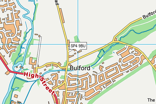SP4 9BU map - OS VectorMap District (Ordnance Survey)