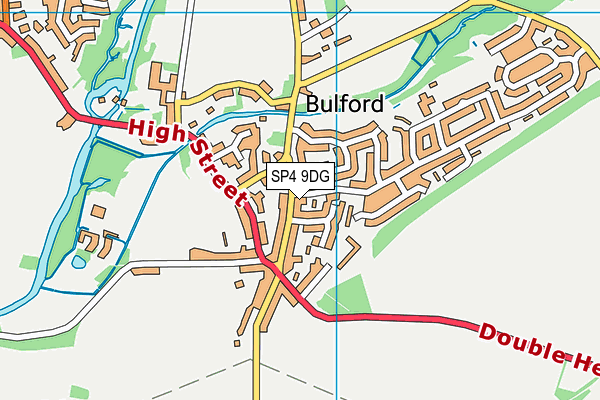 SP4 9DG map - OS VectorMap District (Ordnance Survey)