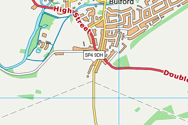 SP4 9DH map - OS VectorMap District (Ordnance Survey)