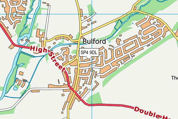 SP4 9DL map - OS VectorMap District (Ordnance Survey)