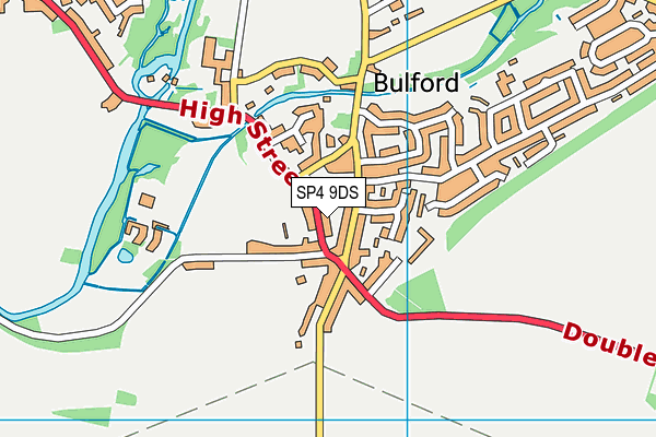 SP4 9DS map - OS VectorMap District (Ordnance Survey)