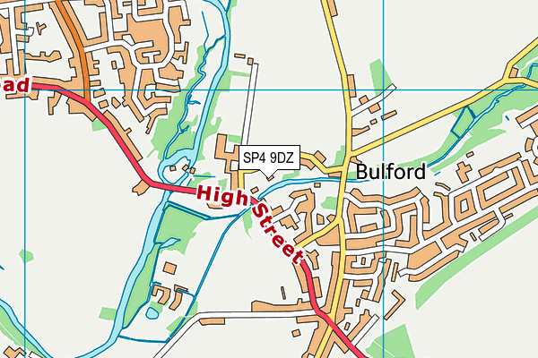 SP4 9DZ map - OS VectorMap District (Ordnance Survey)