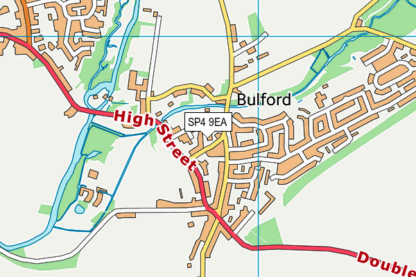 SP4 9EA map - OS VectorMap District (Ordnance Survey)