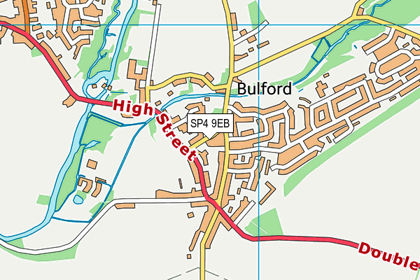 SP4 9EB map - OS VectorMap District (Ordnance Survey)