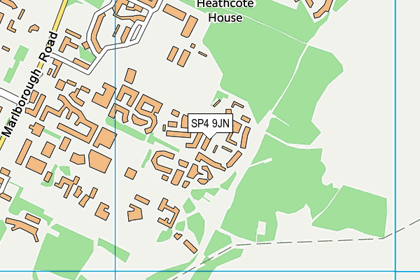SP4 9JN map - OS VectorMap District (Ordnance Survey)