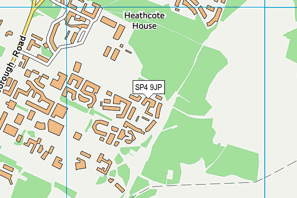 SP4 9JP map - OS VectorMap District (Ordnance Survey)