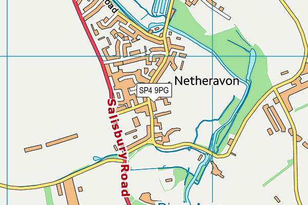 SP4 9PG map - OS VectorMap District (Ordnance Survey)