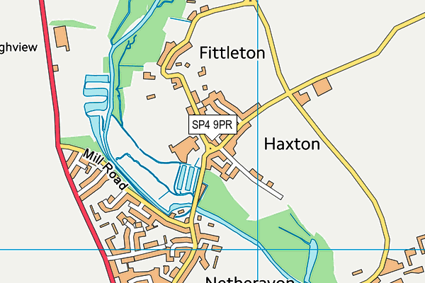 SP4 9PR map - OS VectorMap District (Ordnance Survey)