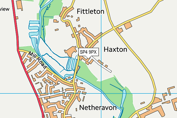 SP4 9PX map - OS VectorMap District (Ordnance Survey)