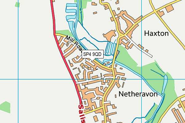 SP4 9QD map - OS VectorMap District (Ordnance Survey)