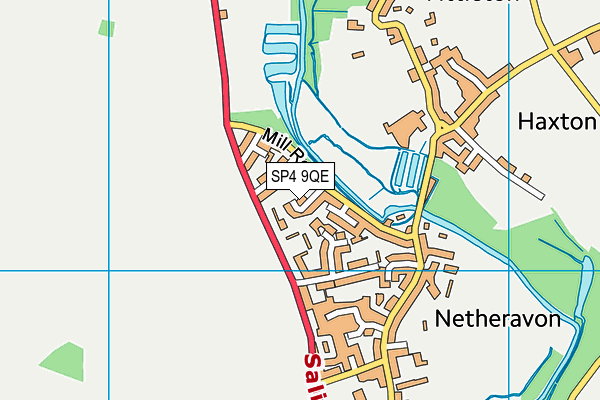 SP4 9QE map - OS VectorMap District (Ordnance Survey)