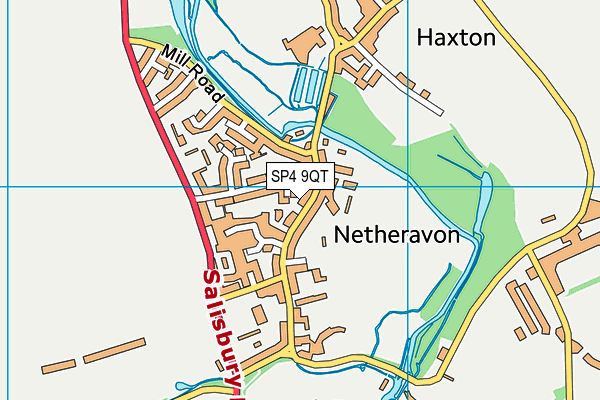 SP4 9QT map - OS VectorMap District (Ordnance Survey)