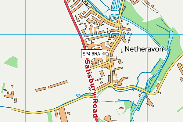 SP4 9RA map - OS VectorMap District (Ordnance Survey)