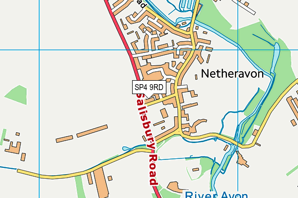 SP4 9RD map - OS VectorMap District (Ordnance Survey)