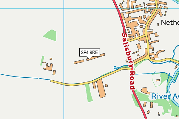 SP4 9RE map - OS VectorMap District (Ordnance Survey)