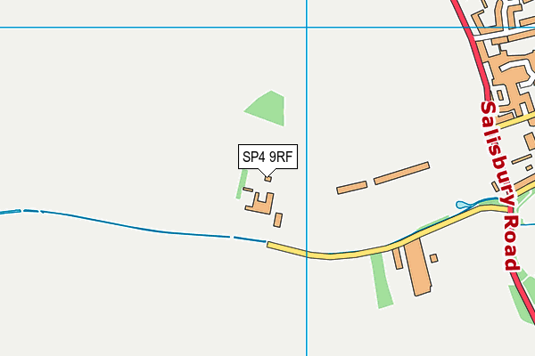 SP4 9RF map - OS VectorMap District (Ordnance Survey)
