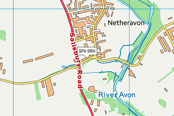 SP4 9RH map - OS VectorMap District (Ordnance Survey)