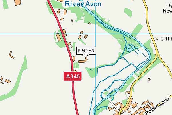 SP4 9RN map - OS VectorMap District (Ordnance Survey)