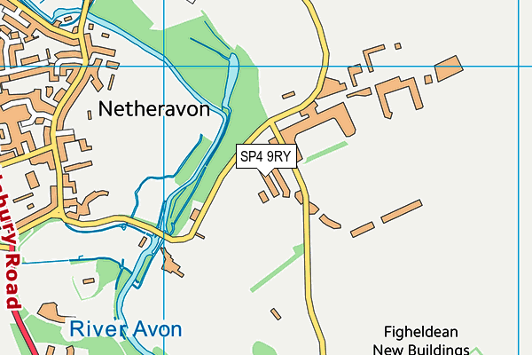 SP4 9RY map - OS VectorMap District (Ordnance Survey)