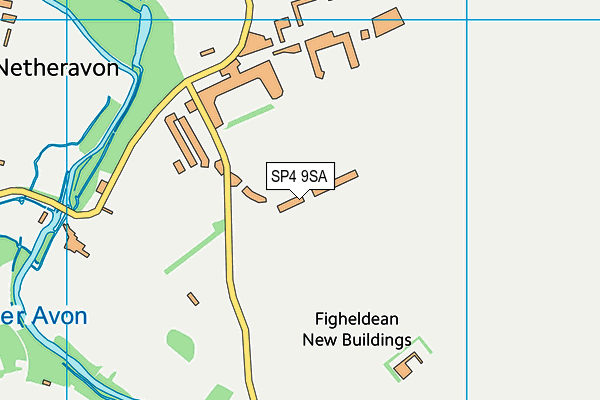 Netheravon Airfield map (SP4 9SA) - OS VectorMap District (Ordnance Survey)