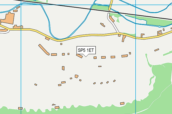 SP5 1ET map - OS VectorMap District (Ordnance Survey)