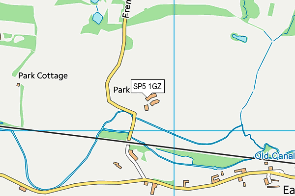 SP5 1GZ map - OS VectorMap District (Ordnance Survey)
