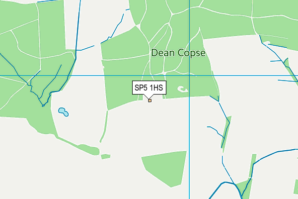 SP5 1HS map - OS VectorMap District (Ordnance Survey)