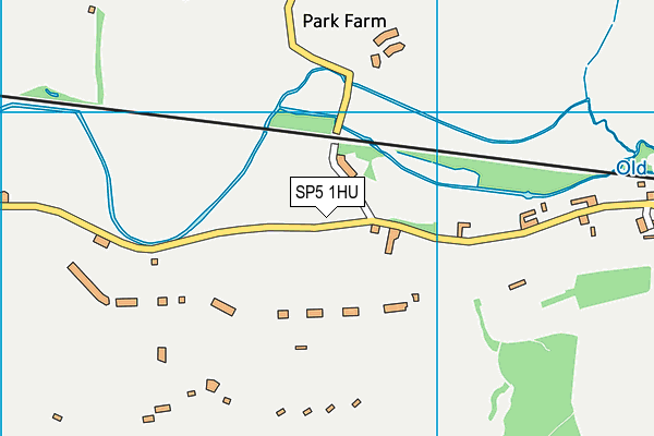 SP5 1HU map - OS VectorMap District (Ordnance Survey)