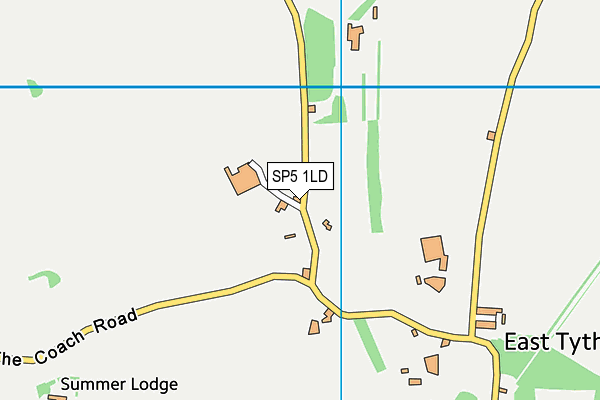 SP5 1LD map - OS VectorMap District (Ordnance Survey)