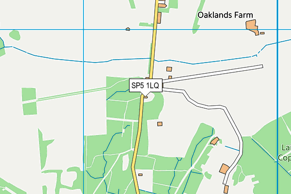 SP5 1LQ map - OS VectorMap District (Ordnance Survey)
