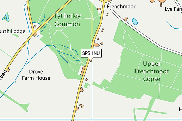 SP5 1NU map - OS VectorMap District (Ordnance Survey)