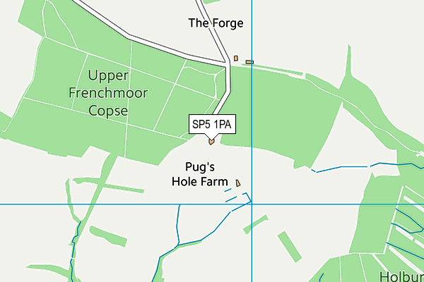 SP5 1PA map - OS VectorMap District (Ordnance Survey)