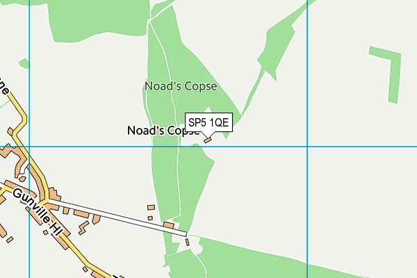 SP5 1QE map - OS VectorMap District (Ordnance Survey)