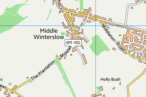 Winterslow Recreation Ground map (SP5 1RD) - OS VectorMap District (Ordnance Survey)